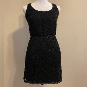 Black Sequin Dress